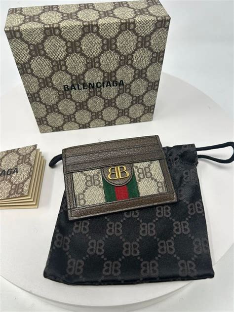 balenciaga x gucci cardholder|Balenciaga Gucci accessories.